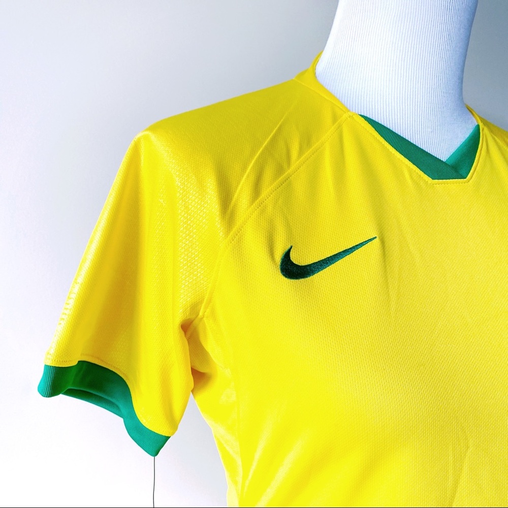 🆕 Nike Brazil Brasil Womens Home Soccer Jersey - Picture 3 of 10